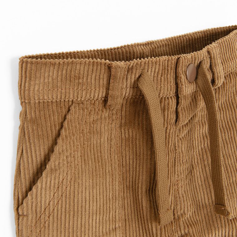 Cool Club, Pantaloni din material textil pentru baieti, maro