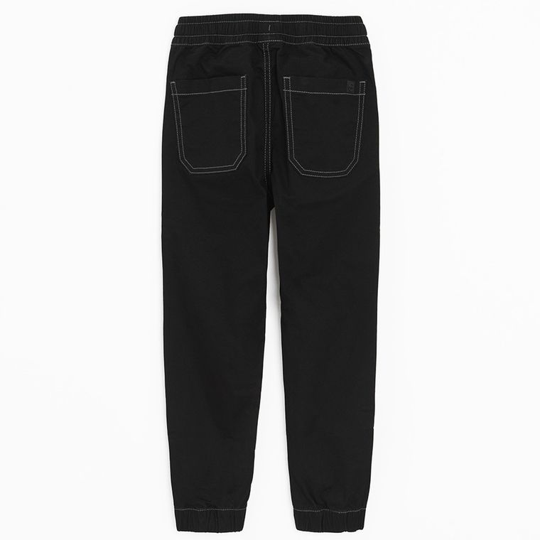 Cool Club, Pantaloni din material textil pentru baieti, negru