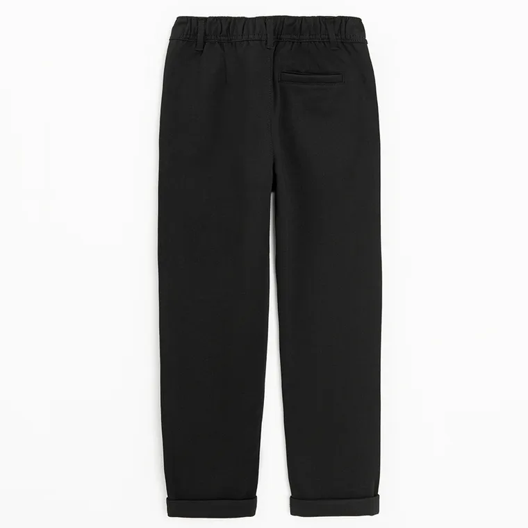 Cool Club, Pantaloni din material textil pentru baieti, negru