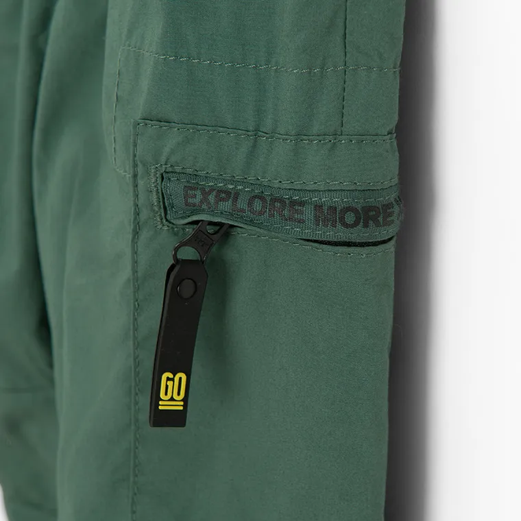 Cool Club, Pantaloni din material textil pentru baieti, turcoaz