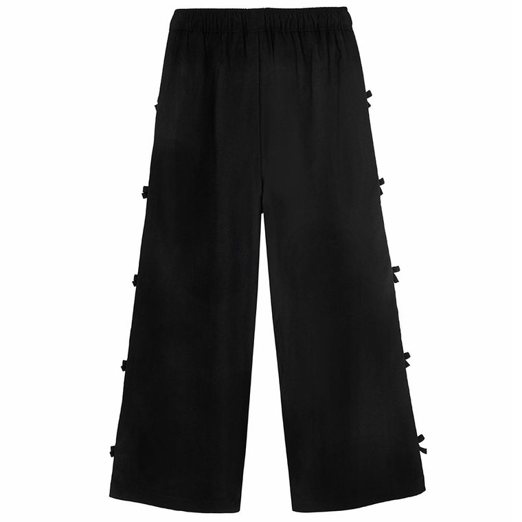 Cool Club, Pantaloni din material textil pentru fete, culotte, negru