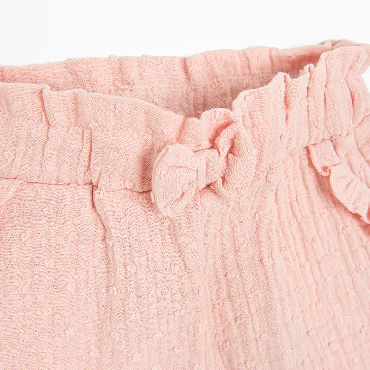 Cool Club, Pantaloni din material textil pentru fete, muselina, roz