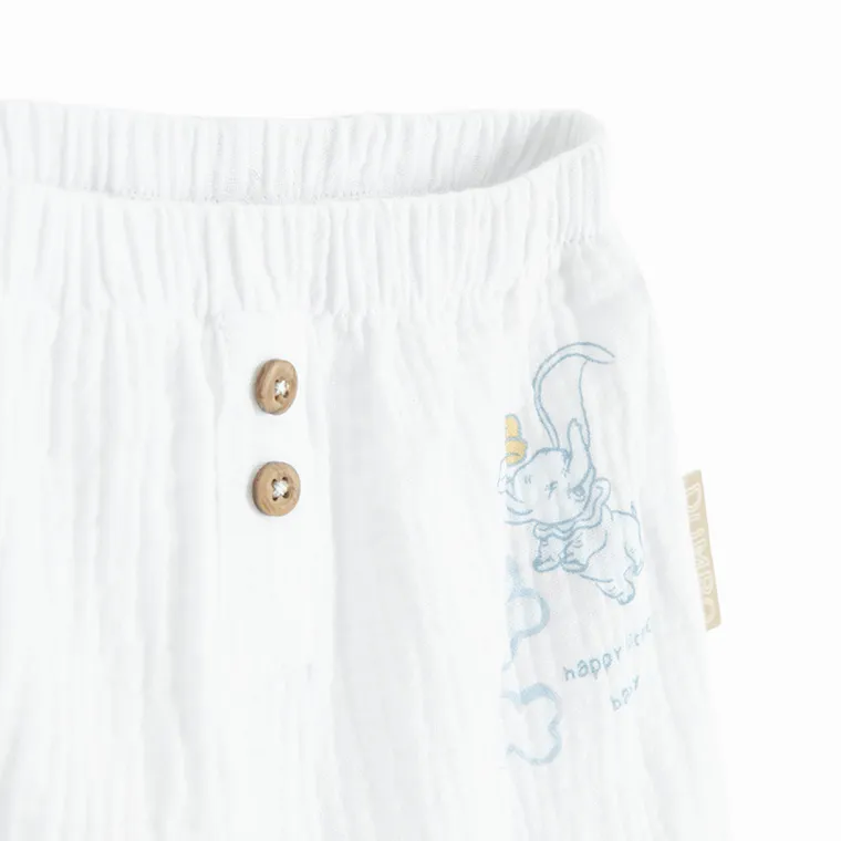 Cool Club, Pantaloni pentru baieti, muselina, mix, imprimeu Dumbo