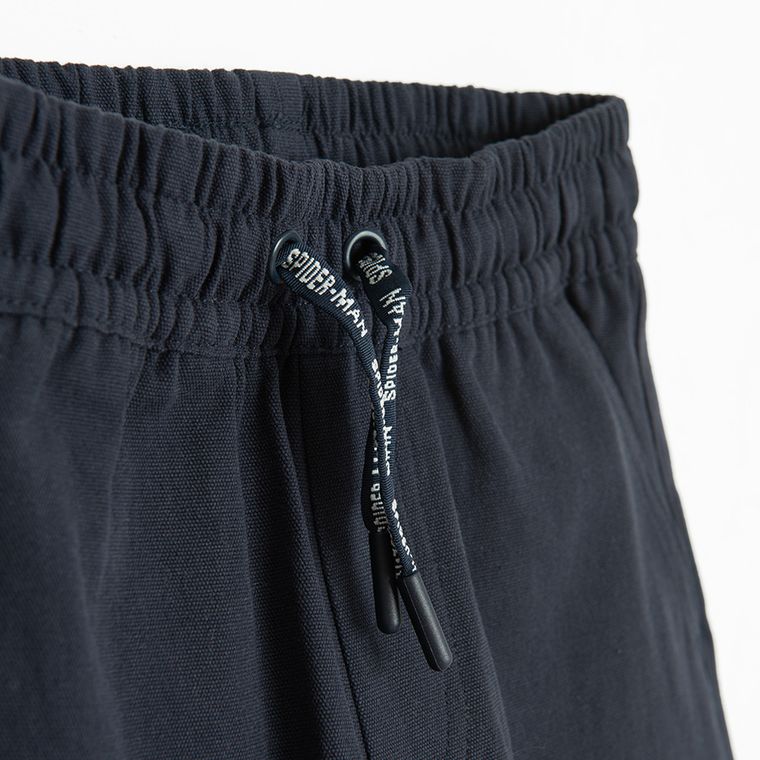 Cool Club, Pantaloni scurti de blugi pentru baieti, bleumarin, imprimeu Spider-Man