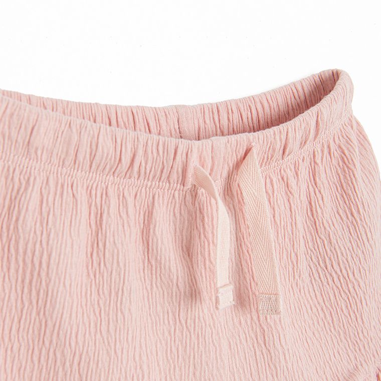 Cool Club, Pantaloni scurti pentru fete, alb, roz, set, 2 buc.