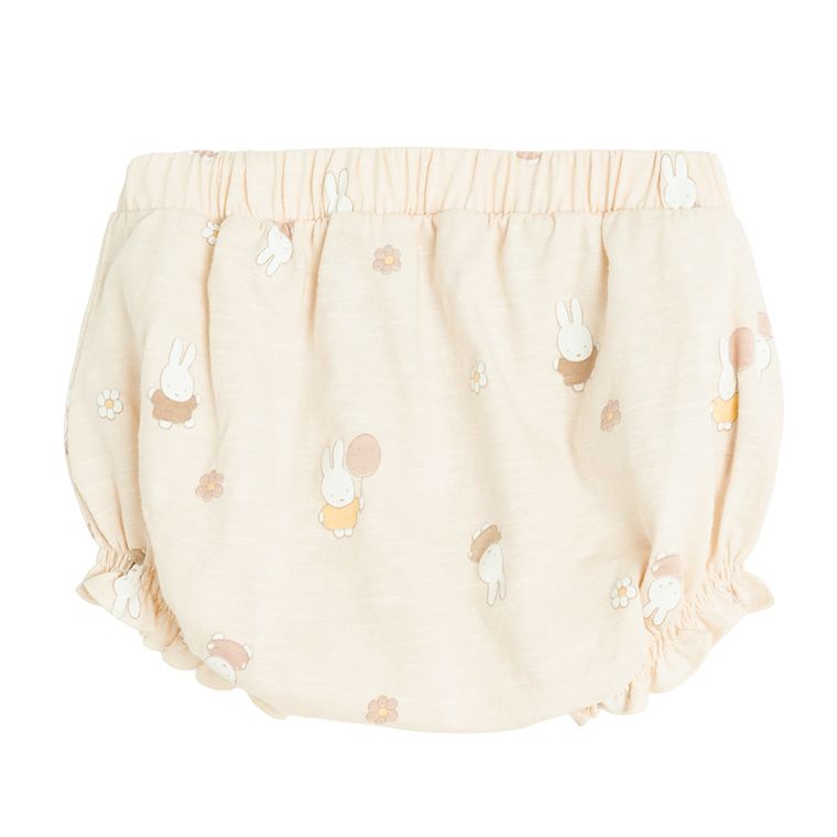 Cool Club, Pantaloni scurti pentru fete, bloomers, mix, set, 2 buc., imprimeu Miffy