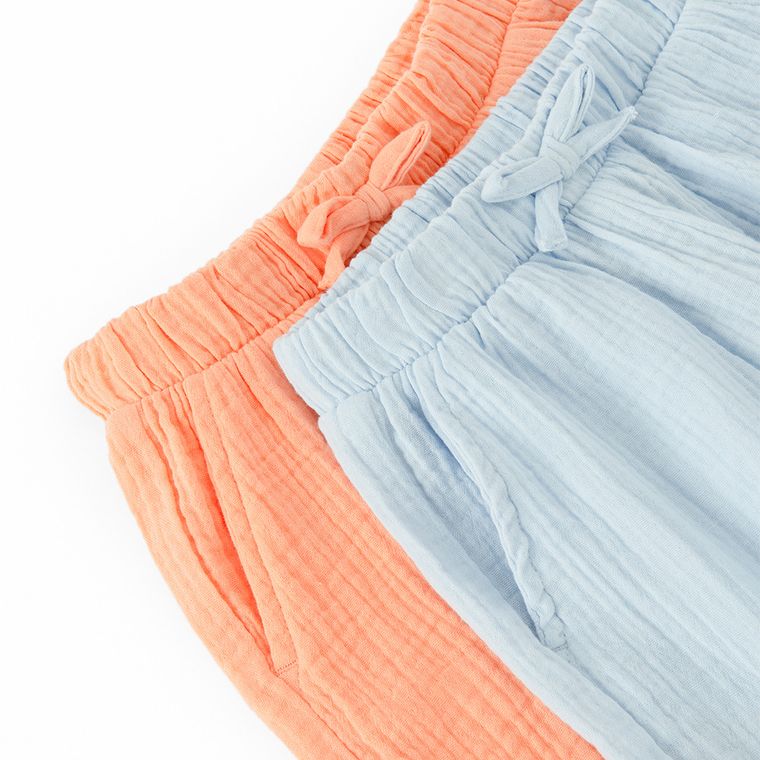 Cool Club, Pantaloni scurti pentru fete, muselina, mix, set, 2 szt