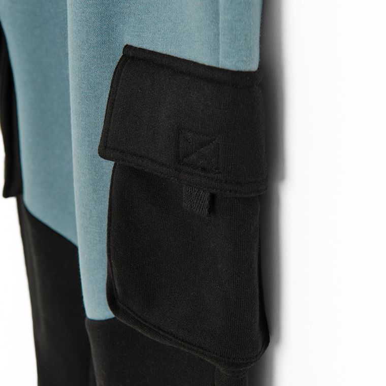 Cool Club, Pantaloni trening pentru baieti, albastru-negru