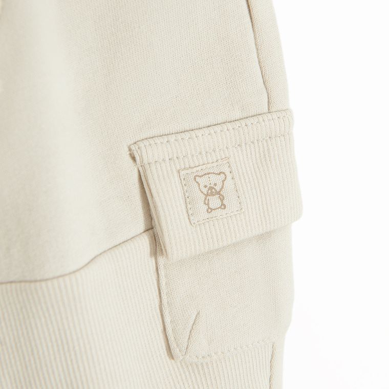 Cool Club, Pantaloni trening pentru baieti, bej