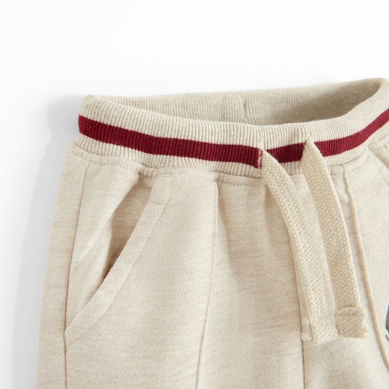 Cool Club, Pantaloni trening pentru baieti, bej, imprimeu Harry Potter