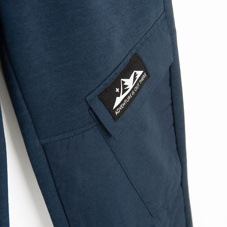 Cool Club, Pantaloni trening pentru baieti, caldurosi, bleumarin