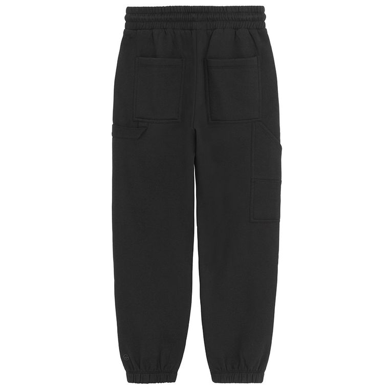 Cool Club, Pantaloni trening pentru baieti, carpenter, caldurosi, negru