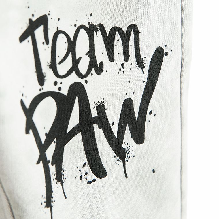 Cool Club, Pantaloni trening pentru baieti, gri, imprimeu Paw Patrol