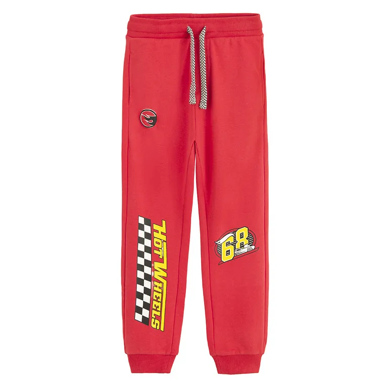 Cool Club, Pantaloni trening pentru baieti, mix, imprimeu Hot Wheels, set, 2 buc.