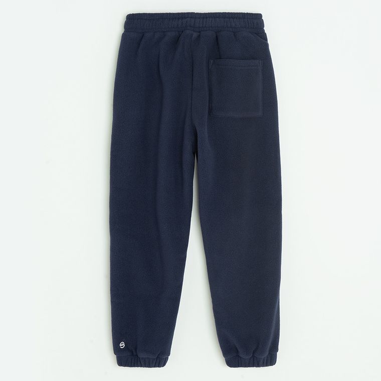 Cool Club, Pantaloni trening pentru baieti, polar, bleumarin