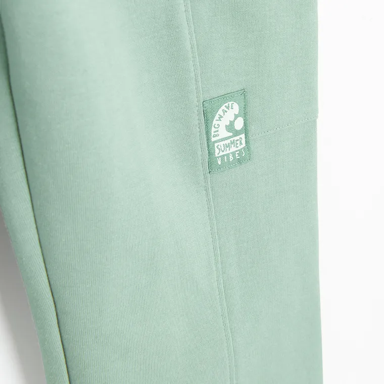 Cool Club, Pantaloni trening pentru baieti, relax, verde