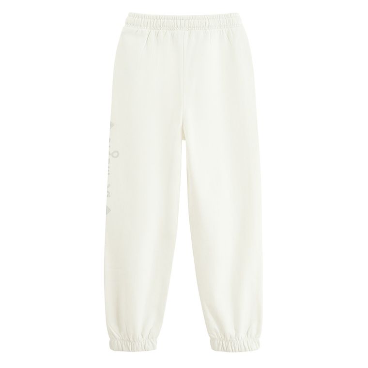 Cool Club, Pantaloni trening pentru fete, alb