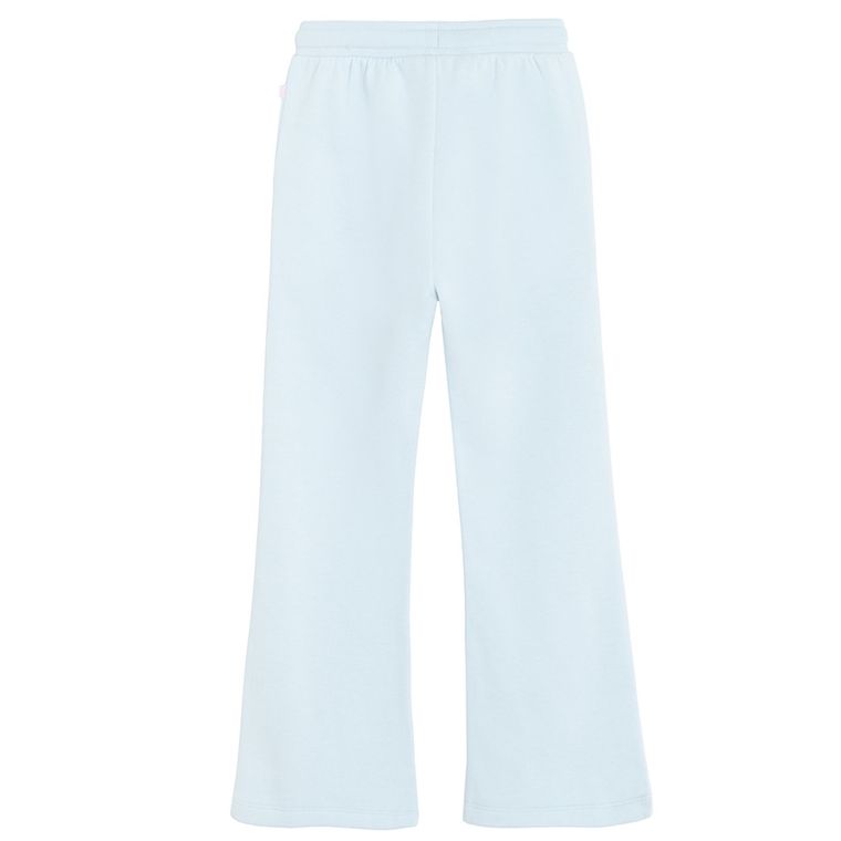 Cool Club, Pantaloni trening pentru fete, flare, caldurosi, albastru