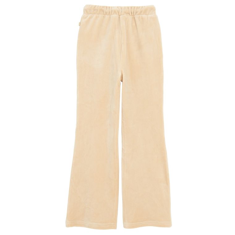 Cool Club, Pantaloni trening pentru fete, velur, bej