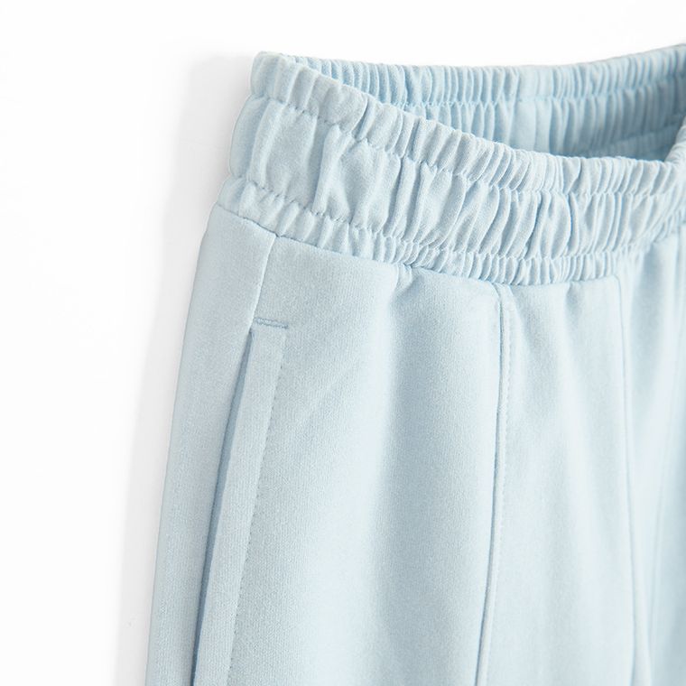 Cool Club, Pantaloni trening pentru fete, wide, albastru