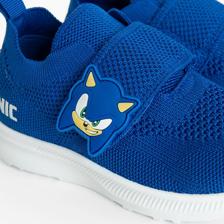 Cool Club, Pantofi sport pentru baieti, albastru, imprimeu Sonic the Hedgehog