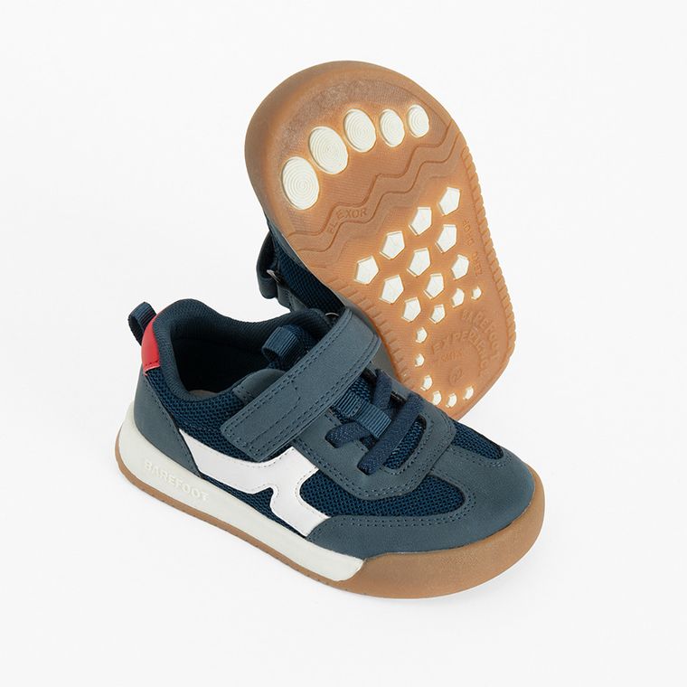 Cool Club, Pantofi sport pentru baieti, bleumarin, talpa Barefoot