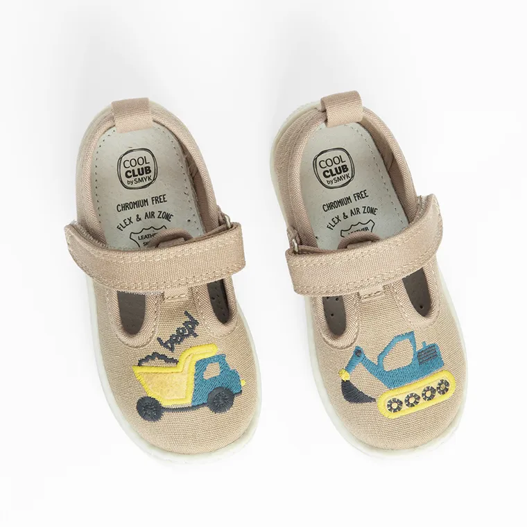 Cool Club, Papuci de casa pentru baieti, maro, Comfort-Fit