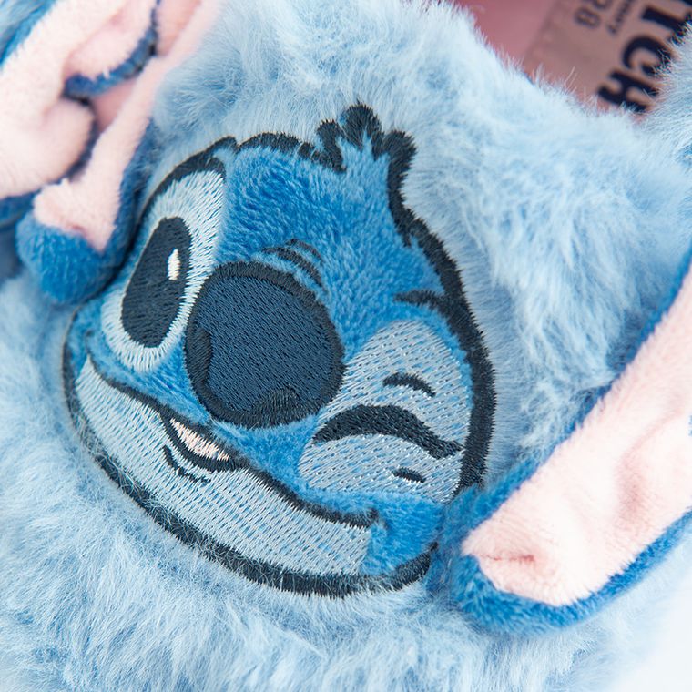 Cool Club, Papuci de casa pentru fete, albastru, imprimeu Lilo si Stitch