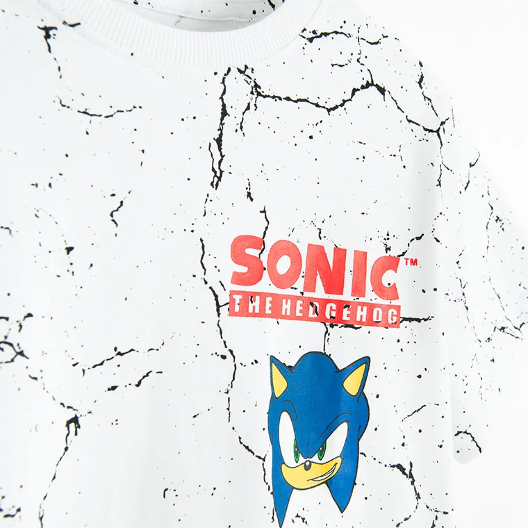 Cool Club, Pijama pentru baieti, mix, imprimeu Sonic the Hedgehog