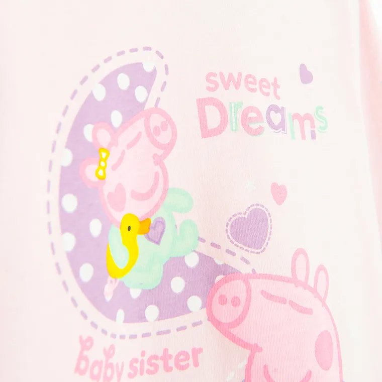 Cool Club, Pijama pentru fete, roz, imprimeu Peppa Pig