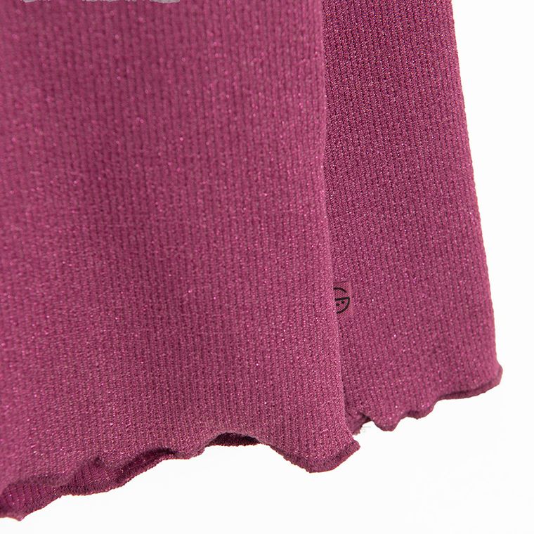 Cool Club, Pulover cu guler inalt pentru fete, din tricot striat, roz