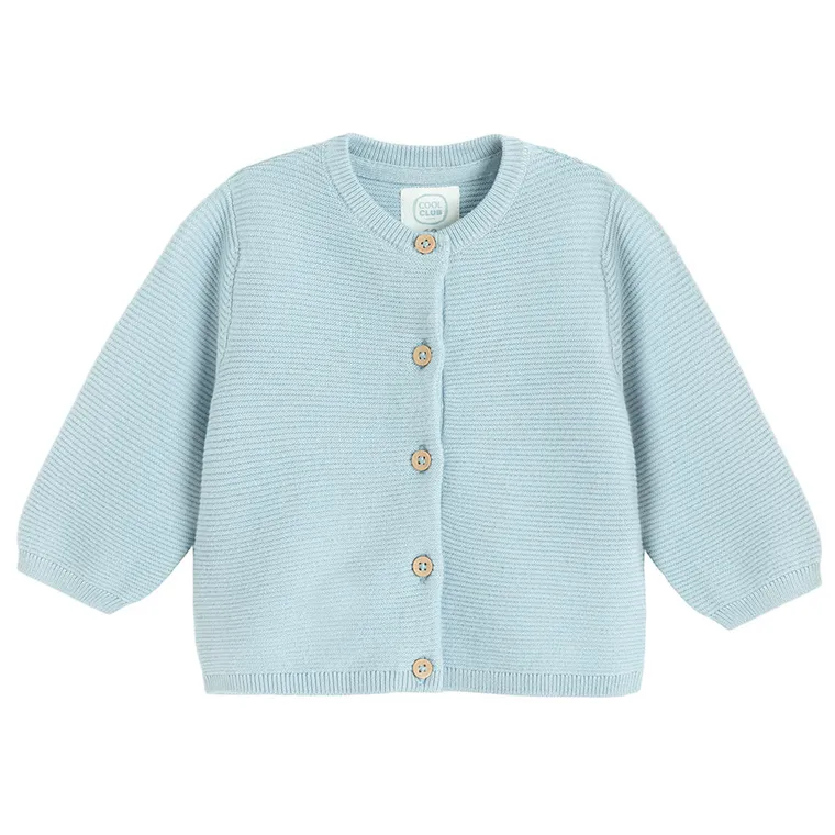 Cool Club, Pulover pentru baieti, cu nasturi, albastru