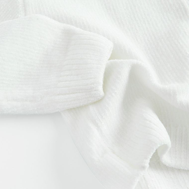 Cool Club, Pulover pentru fete, cu nasturi, alb