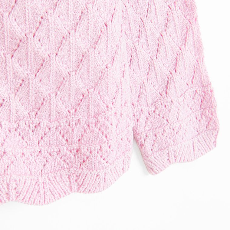 Cool Club, Pulover pentru fete, cu nasturi, roz