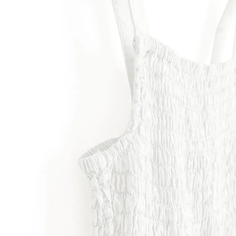 Cool Club, Rochie cu bretele pentru fete, alb