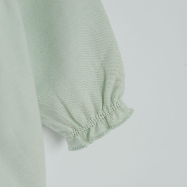 Cool Club, Rochie cu maneca lunga pentru fete, menta verde