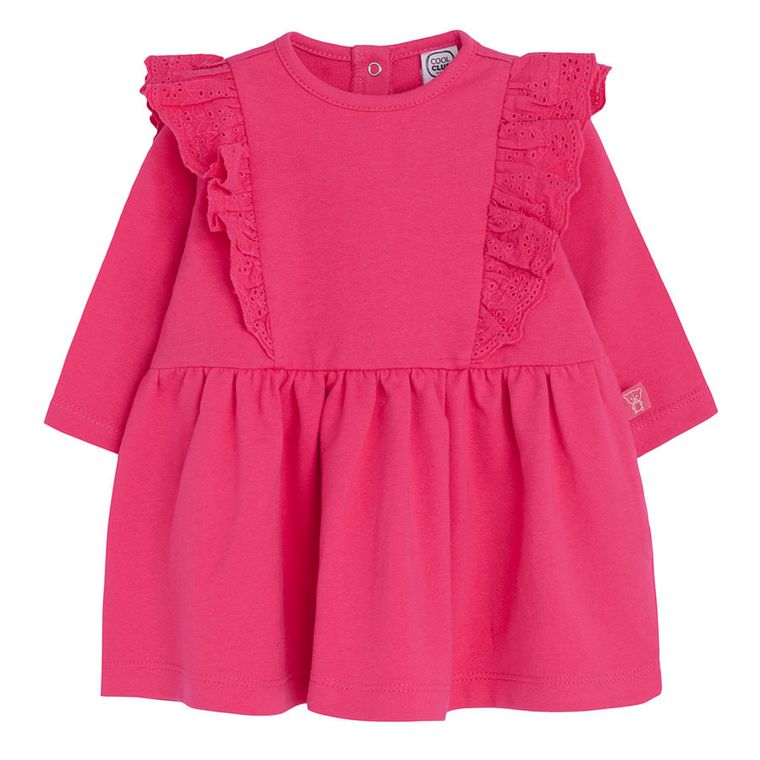 Cool Club, Rochie cu maneca lunga pentru fete, roz