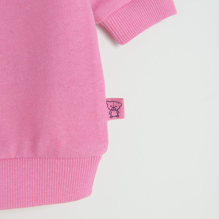 Cool Club, Rochie cu maneca lunga pentru fete, roz