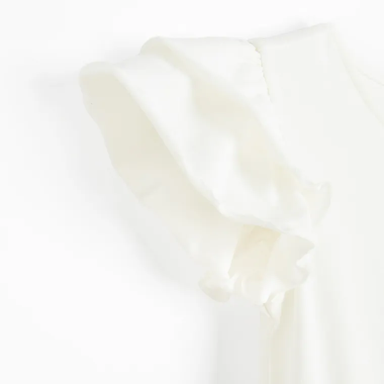 Cool Club, Rochie cu maneca scurta pentru fete, alb-albastru