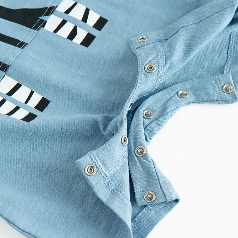 Cool Club, Salopeta rompers pentru baieti, albastru