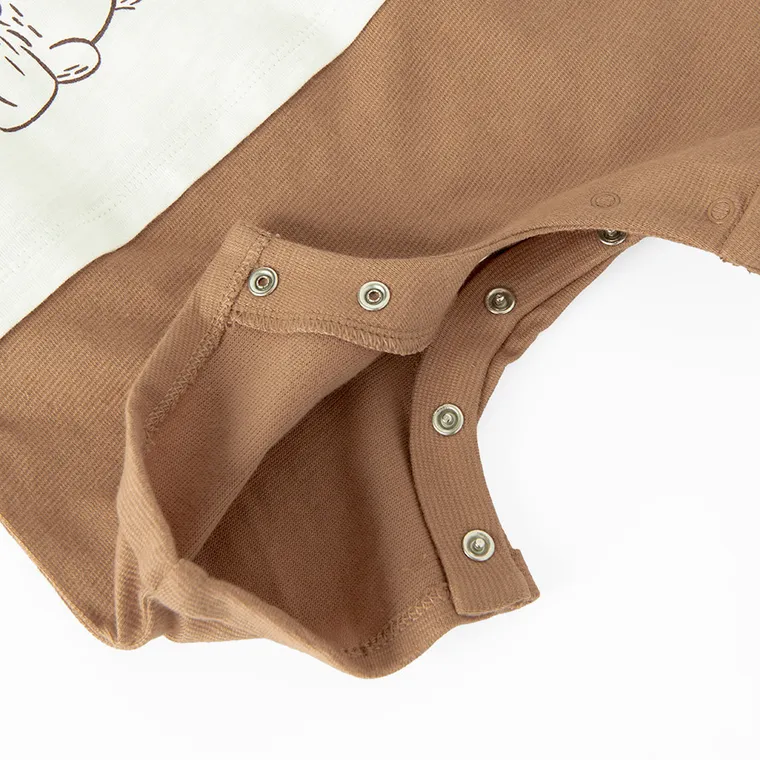 Cool Club, Salopeta rompers pentru baieti, mix, imprimeu Winnie the Pooh