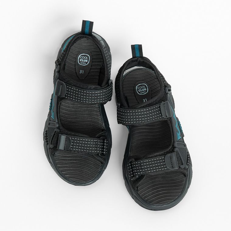 Cool Club, Sandale pentru baieti, negru