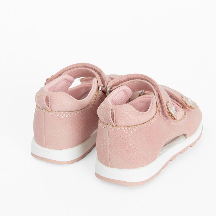 Cool Club, Sandale pentru fete, roz, brant din piele