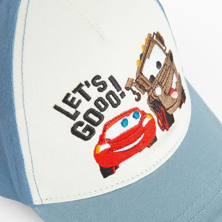 Cool Club, Sapca pentru baieti, albastru, imprimeu Cars