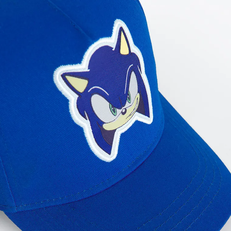 Cool Club, Sapca pentru baieti, albastru, imprimeu Sonic the Hedgehog