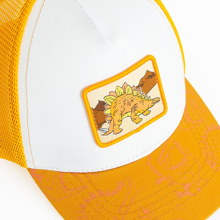 Cool Club, Sapca pentru baieti, mustar-alb