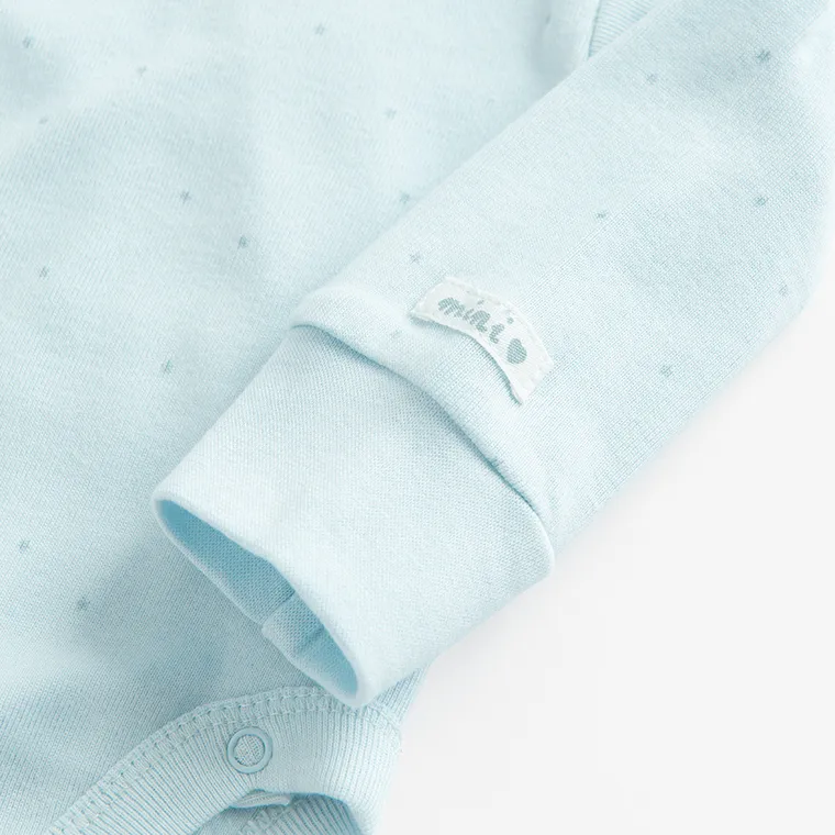 Cool Club, Set pentru baieti, Body cu maneca lunga, Pantaloni fara botosei, albastru