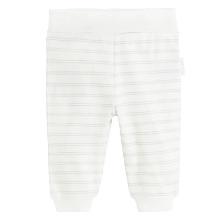 Cool Club, Set pentru baieti, Body cu maneca scurta, Pantaloni fara botosei, Caciula, alb