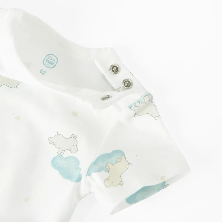 Cool Club, Set pentru baieti, Body cu maneca scurta, Pantaloni scurti, bloomers, mix