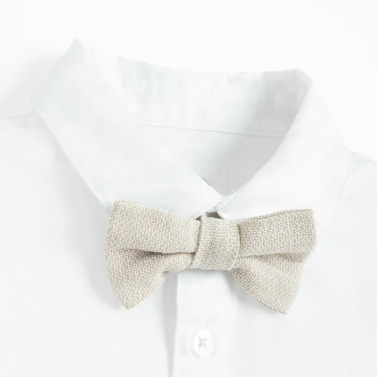 Cool Club, Set pentru baieti, Camasa cu maneca scurta, Pantaloni din textil, Bretele, mix